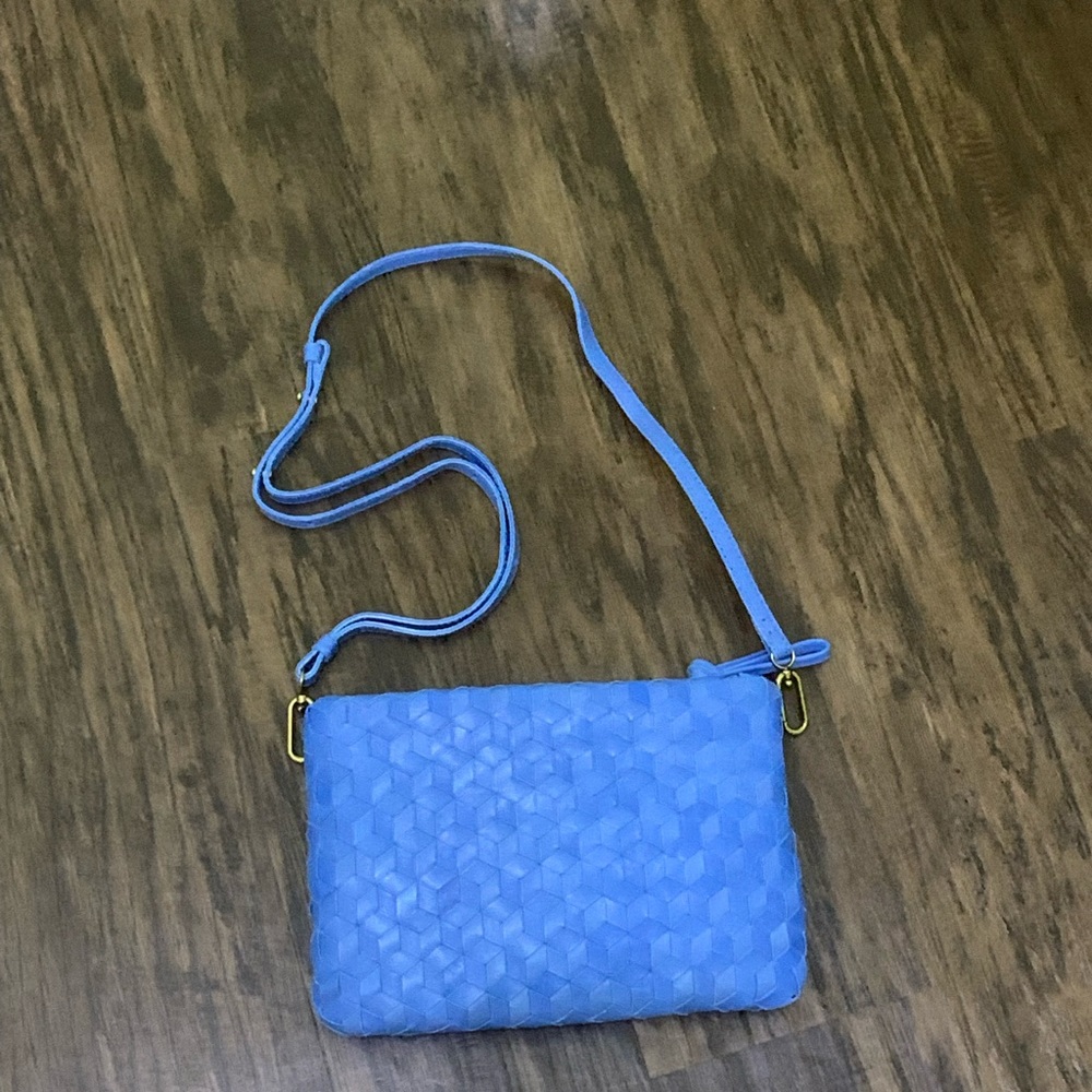 Madewell the puff crossbody bag woven leather edition - Picture 3 of 15